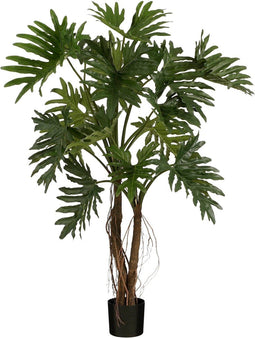 Mica Decorations Philodendron Kunstplant - H140 x Ø110 cm - Groen