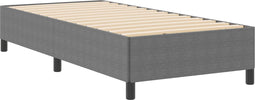 vidaXL - Bed - Frame - Lichtgrijs - 90x200 - cm - Corduroy - Stof
