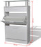 vidaXL - Schoenenkast - met - lade - en - glazen - schap - wit - hout