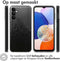 iMoshion Hoesje Geschikt voor Samsung Galaxy A14 (4G) / A14 (5G) Hoesje Siliconen - iMoshion Design hoesje - Transparant / Splatter Black