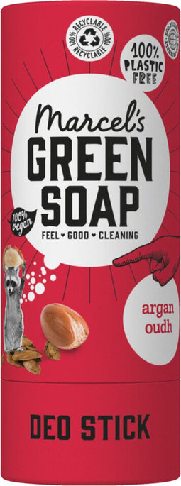 Marcel's Green Soap Deodorant Stick Argan & Oudh 40 gr