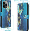 iMoshion Hoesje Geschikt voor iPhone 13 Pro Hoesje Met Pasjeshouder - iMoshion Design Softcase Bookcase - Blauw / Blue Butterfly