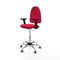 Piqueras y Crespo B2D05RT - Bureaustoel - Hoogteverstelbaar met armleuning - Rood