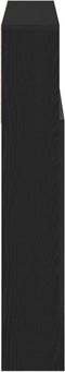 vidaXL - Hoofdbord - Kast - in - Zwart - Eiken - - - 160x19x103,5 - cm - Gemaakt - van - Gerecycled - Hout