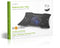 Nedis NBCR101BK - Koelstandaard voor notebooks tot 17 inch - Stille ventilator 12,5 cm