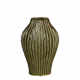 Mica Decorations Vaas Timo - 24x24x32 cm - Keramiek - Groen