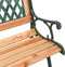 vidaXL - Tuinbank - 116 - cm - massief - vurenhout - en - staal