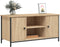 vidaXL - Tv-meubel - 100x40x50 - cm - bewerkt - hout - sonoma - eikenkleurig