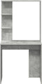 vidaXL - Kaptafel - in - Grijs - Beton - 78,5x37x154,5 - cm - Gelaagd - Hout
