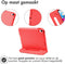 imoshion Tablet Hoes Kinderen - Geschikt voor iPad 11 (2025) 11 inch / 10e generatie (2022) 10.9 inch - Kidsproof Backcover met handvat - Rood