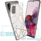 iMoshion Hoesje Geschikt voor Samsung Galaxy S20 Hoesje Siliconen - iMoshion Design hoesje - Wit / Meerkleurig / Goud / White Graphic