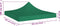vidaXL Partytentdak - 270 g/m² - 3x3 m - Groen