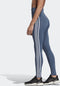 adidas W D2M 3S Hr Lt - Dames Sportlegging - Fitness & Training - Tech Ink/White - Maat L