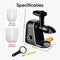 Kitchenwell Slowjuicer - 700ml - Groenten en fruitpers met pulpreservoir - BPA vrij - Zwart