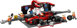 LEGO City F1 - Pitstop en pitcrew met Ferrari auto - 322 steentjes