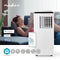 Nedis WIFIACMB3WT9 - Mobiele airconditioner 3-in-1 - 9000 BTU - Wi-Fi bediening