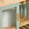 SoBuy FSB81-GR - Buffetkast - 2 lades 3 planken - Groen