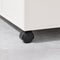 SoBuy FBT105-W - Bijzettafel - 1 open vak 2 lades 1 deur - Wit