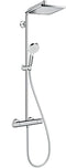 Hansgrohe Crometta E - Showerpipe - EcoSmart 9 l/min - 240mm - Chroom