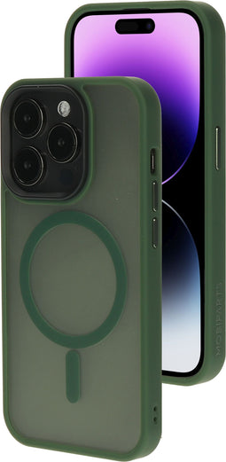 Mobiparts iPhone 14 Pro - Hardcover - MagSafe Compatible - Groen