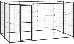vidaXL - Hondenkennel - 7,26 - m² - staal
