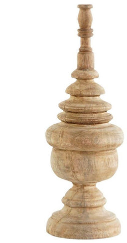 Decoratieve figuren DKD Home Decor Bruin 12 x 12 x 34 cm