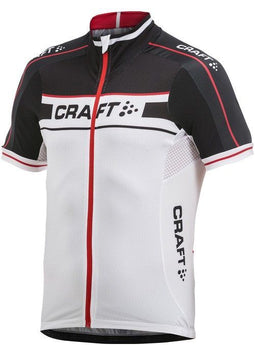 Craft Grand Tour - Wielrenshirt - Ademend en winddicht - Wit rood - Maat S
