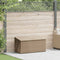 vidaXL - Tuinbox - 110x50x58 - cm - poly - rattan - beige