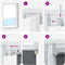 vidaXL - Rolgordijn - verduisterend - 145x130 - cm - stofbreedte - 141,6 - cm