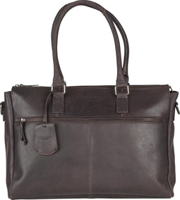 BURKELY On The Move Aktetas - Powerbank 15 inch - Hunter leer - Cognac
