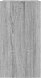 Schoenenkast 60x34x63,5 cm bewerkt hout grijs sonoma eikenkleur