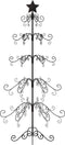 vidaXL - Kerstdecoratie - kerstboom - 150 - cm - metaal - zwart