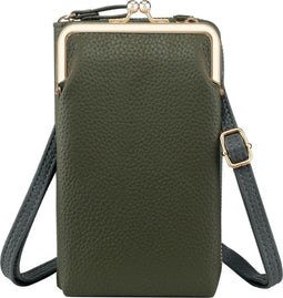 iMoshion Vegan Lederen Telefoontasje Crossbody - Groen