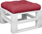 vidaXL - Palletkussen - 50 - x - 50 - x - 12 - cm - stof - wijnrood