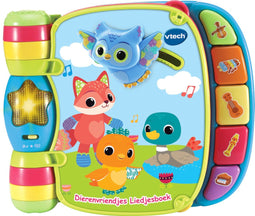 VTech Baby Dierenvriendjes Liedjesboek - Interactief Speelgoed - Babyboekje - Kinderboeken - Blauw - Cadeau - 3 tot 36 Maanden