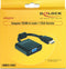 Delock HDMI naar VGA adapter - 0,15 meter - vergulde contacten - zwart