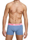 JACK&JONES JACSUPER TWIST TRUNKS - 3-Pack boxershorts - Effen gemeleerd - Grijs licht blauw groen (3-pack)
