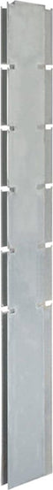 vidaXL - Schuttingpalen - 30 - st - 160 - cm gegalvaniseerd - staal - zilverkleurig