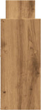 vidaXL - Wandkast - 100x18x40 - cm - bewerkt - hout - artinsanaal - eikenkleurig