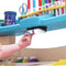 Step2 Deluxe Art Master Bureau met stoel voor kinderen - Creatieve Kinder Werkplek - Kinderbureau met Verlichting - Creativiteitstafel met opbergruimte - Activiteitentafel