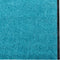vidaXL - Deurmat - Wasbaar - Cyan - 120x400 - cm