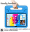 imoshion Tablet Hoes Kinderen - Geschikt voor iPad 11 (2025) 11 inch / 10e generatie (2022) 10.9 inch - Kidsproof Backcover met handvat - Blauw