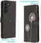 iMoshion Hoesje Geschikt voor Samsung Galaxy S22 Plus Hoesje Met Pasjeshouder - iMoshion Design Softcase Bookcase - Wit / Dandelion