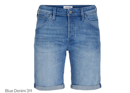Jack & Jones Intelligence Rick Shorts - Korte Broek - Regular Fit - Blue Denim - Maat M