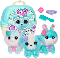 Scruff a Luvs - Mystery Knuffel in Draagmand - Magische transformatie - Blauw