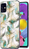 iMoshion Hoesje Geschikt voor Samsung Galaxy A51 Hoesje Siliconen - iMoshion Design hoesje - Goud / Meerkleurig / Groen / Golden Peacock