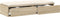 vidaXL - Ligbed - Sonoma - Eik - 80x36,5x16,5 - cm - Gelaagd - Hout