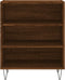 vidaXL - Dressoir - 57x35x70 - cm - bewerkt - hout - bruin - eikenkleur
