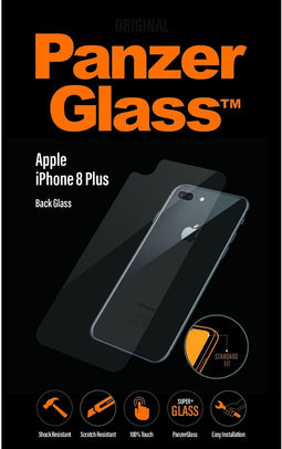 PanzerGlass 2630 - Premium Glazen Achterkant protector - Krasbestendig - iPhone 8 Plus