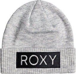 Roxy Varma - Dames Muts - Dubbellaags model met ROXY patch - Heather Grey